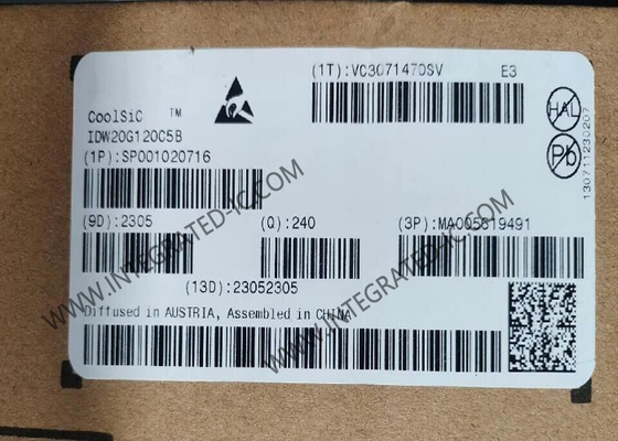 IDW20G120C5B Chip de circuito integrado 1200V 20A Diodo Schottky de carburo de silicio para carga de vehículos eléctricos