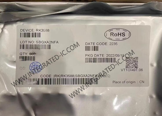 RK3588S Chip de circuito integrado Procesador SoC Sistema de proceso de 8nm en el buque