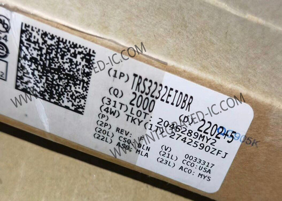 TRS3232EIDBR Chip de circuito integrado multicanal RS-232 controlador y receptor de línea con protección IECESD de ±15 kV