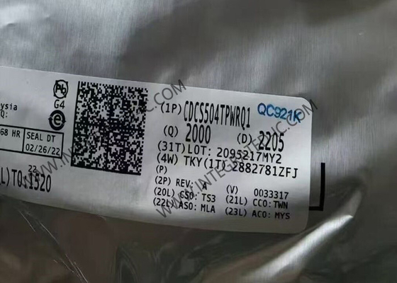 CDCS504TPWRQ1 Chip de circuito integrado LVCMOS Buffer de reloj de entrada con multiplicación de frecuencia seleccionable