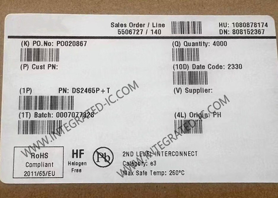 DS2465P Chip de circuito integrado DeepCover Autenticador seguro TSOC-6 Controlador de 1 cable