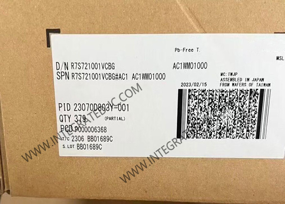 Microcontrolador MCU R7S721001VCBG 400MHz Microprocesadores de 32 bits - MPU