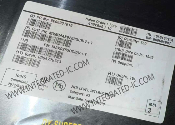MAX9263GCB Chip de circuito integrado 2.5Gbps Gigabit Multimedia enlace serie serializadores
