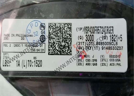 MSP430FR5724IRGER Microcontrolador MCU 8MHz Microcontroladores de señal mixta de muy baja potencia