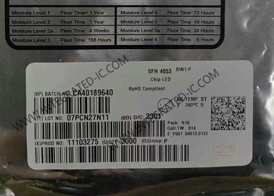 SFH4053 Chip de circuito integrado 1.6V 70mA Emisor infrarrojo de alta potencia