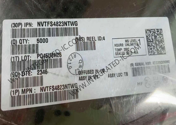 NVTFS4823NTWG Chip de circuito integrado 30V 30A10.5 mΩ Transistores MOSFET de potencia N-canal único