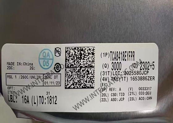 Chip de circuito integrado TCA8418EYFPR IC de escaneo de teclado controlado por I2C con protección ESD integrada