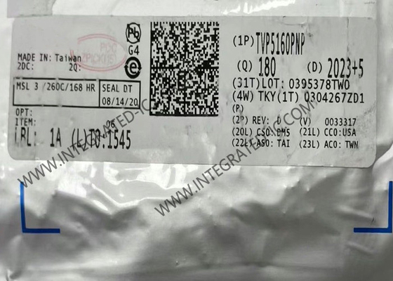 TVP5160PNP Chip de circuito integrado de 10 bits Decodificador de vídeo digital HTQFP128 IC de vídeo