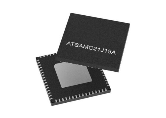 El sistema de microcontrolador ATSAMC21J15A-MN MCU de 32 bits de un solo núcleo MCU VQFN64 SAM MCU de la serie C21