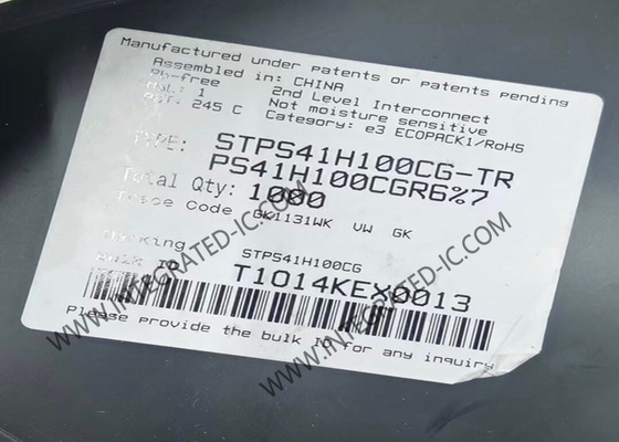 Chip de circuito integrado STPS41H100CG Rectificador Schottky de doble potencia de 100 V 40 A