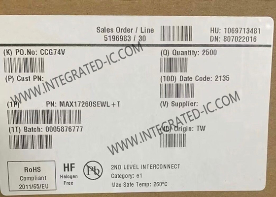 MAX17260SEWL Circuito Integrado Chip Sistema de Gestión de Batería IC Ión de Litio 9-WLP