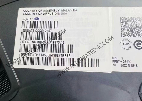 Circuito integrado LT3580IMS8E Chip de sincronización de refuerzo inversor DC/DC