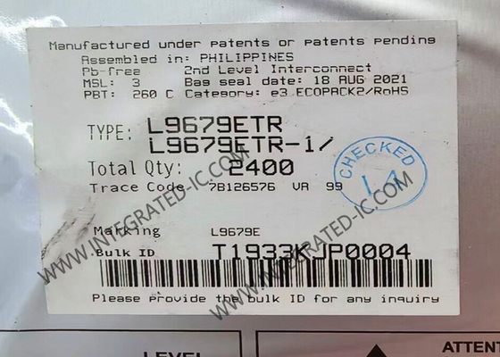 L9679ETR Chip de circuito integrado de batería automotriz Circuito de corte y sistema de airbag de expansión IC
