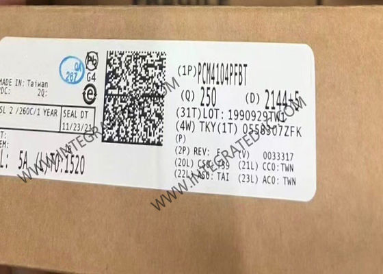 Chip de circuito integrado PCM4104PFBT DAC de audio de 118dB Convertidor digital a analógico de 24 bits