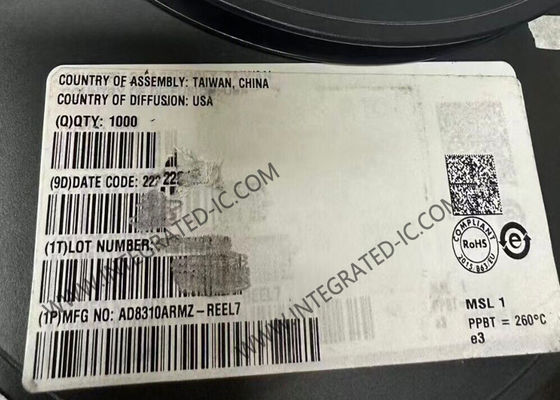 AD8310ARMZ Circuito Integrado Chip Amplificador Logarítmico de 95dB MSOP8 Detectores de Potencia RF