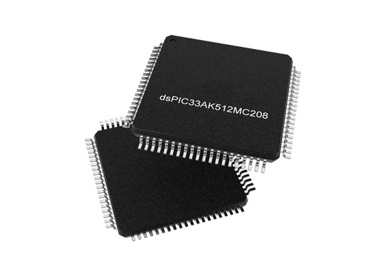 Microcontrolador MCU DSPIC33AK512MC208-I/PT de alta velocidad 200MHz DSC de 32 bits con ADC de alta velocidad