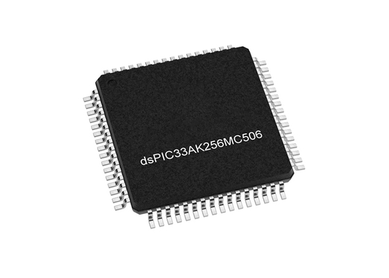 Microcontrolador MCU DSPIC33AK256MC506-I/PT 200MHz 32 bits de un solo núcleo, controlador de señal digital