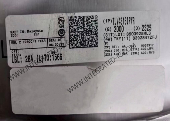 TLV4316IPWR Chip Quad de circuito integrado 5.5V 10MHz RRIO Amplificador operativo