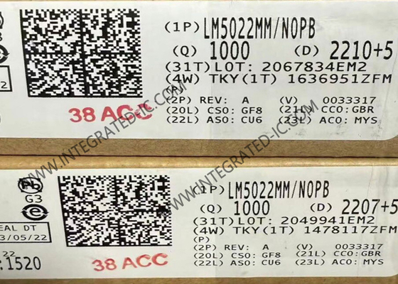 LM5022MM Chip de circuito integrado 60V controlador de lado bajo para impulsar y SEPIC