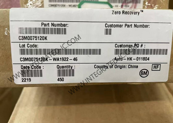 Chip de circuito integrado C3M0075120K Transistores MOSFET de N-canal de carburo de silicio