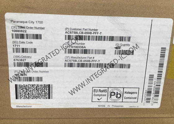IC del sensor ACS758LCB-050B-PFF-T 3V Sensor de corriente de efecto Hall automotriz