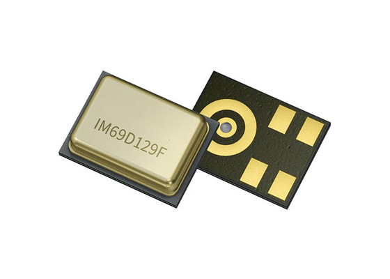 Sensor IC IM69D129FV01 Micrófono MEMS XENSIV™ Digital PDM de Potencia Ultra Baja