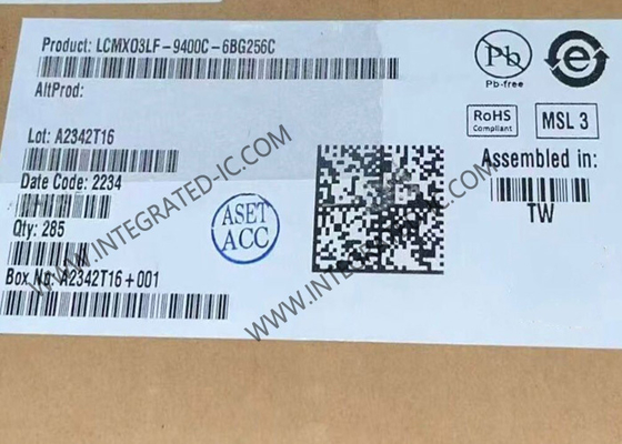 Chips CI del microprocesador 256-LFBGA del circuito integrado de MachXO3 FPGA IC LCMXO3LF-9400C-6BG256C