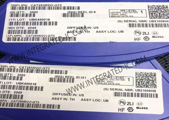 IC de memoria CAT25M02VI-GT3 Chip EEPROM de memoria serie de 2 Mbit con interfaz SPI
