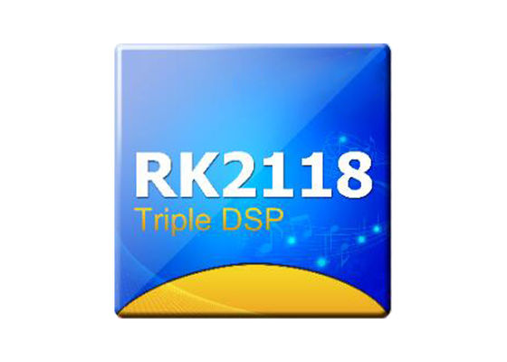 Chip de procesador de IA RK2118M con HiFi4 DSP de tres núcleos para aplicaciones de audio y AIoT de IA automotriz