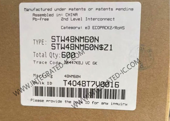 Chip de circuito integrado STW48NM60N 600V MDmesh II Transistores MOSFET de potencia de canal N