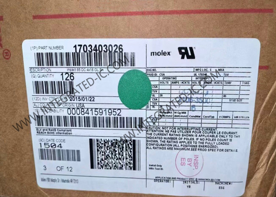 170340-3026 Conectores de impacto Conectores de plano trasero 192POS Conectores modulares