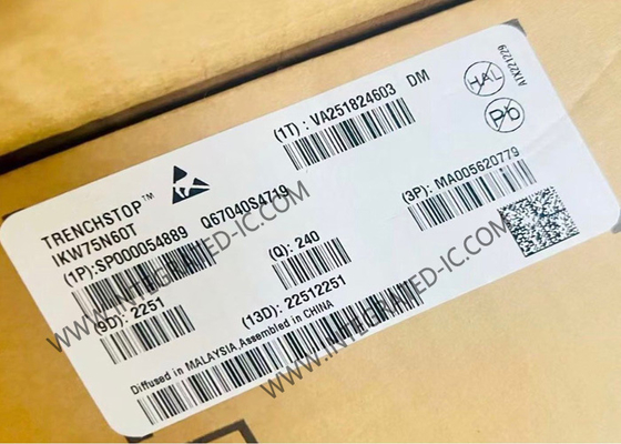 Chip de circuito integrado IKW75N60T 600V 75A IGBT Transistores IGBT discretos PG-TO247-3
