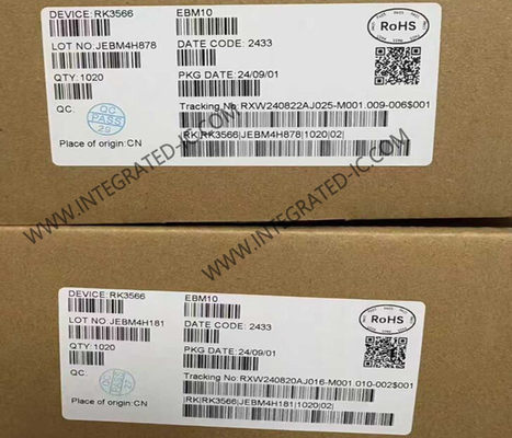Chip de circuito integrado RK3566 Sistema de propósito general en el paquete de chip BGA