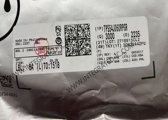 Chip de circuito integrado TPS54J060RPGR, convertidor reductor síncrono de 2,2 MHz, VQFN14