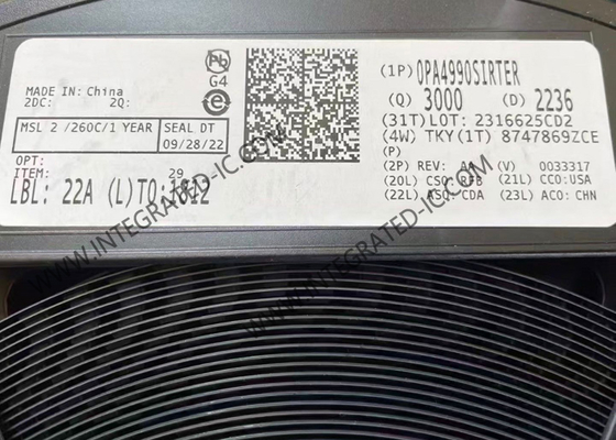 OPA4990SIRTER Chip de circuito integrado Amplificador operativo de 40 V WQFN16 de baja potencia