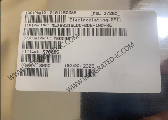 MLX90316LDC-BDG-100-RE Sensor IC Triaxis Sensor de Posición Rotativa Principal IC SOIC8