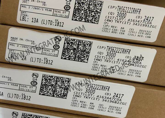 THS6222IRHFR Amplificador de circuito integrado con chip diferencial de conductor de línea VQFN24