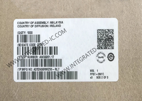 AD5243BRMZ50 Chip de circuito integrado con potenciales digitales compatibles I2C de doble posición 256