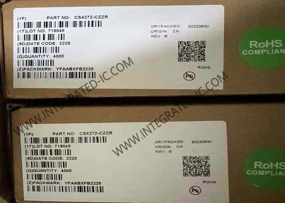 CS4272-CZZR Chip de circuito integrado de 24 bits 192 kHz Códice de audio estéreo integrado