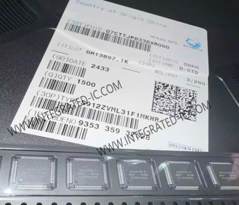 S912ZVML31F1MKHR Microcontrolador MCU 50MHz S12Z Core MagniV MCU Automotriz de 16 bits