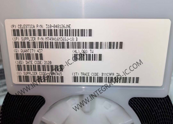 MT49H16M36SJ-18:B Chip de IC de memoria 576Mbit CIO RLDRAM 2 DRAM IC de memoria FBGA144