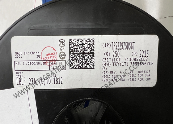 TPS22975DSGT Chip de circuito integrado 6A Interruptores de carga 16mOhm Interruptor de potencia IC WSON8