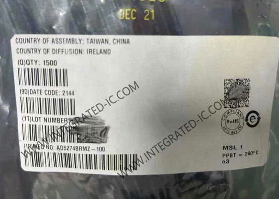 AD5274BRMZ-100 Chip de circuito integrado Potenciómetros digitales de 256 posiciones DigiPOT