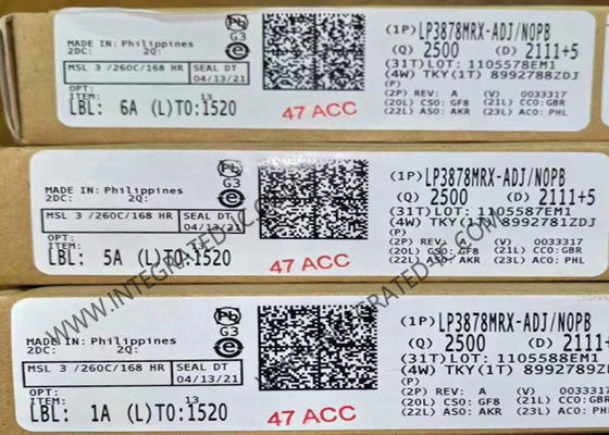 Circuito integrado LP3878MRX-ADJ Regulador de voltaje de baja caída 800mA Regulador LDO