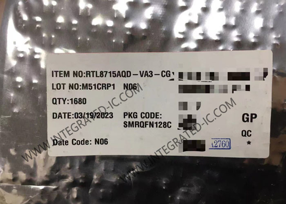 Módulo de comunicación inalámbrica RTL8715AQD-VA3-CG Wi-Fi IP Camera SoC SoC de cámara de red inalámbrica