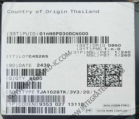Chip de circuito integrado TJA1028TK 45uA Automotive LIN Mini System Basis Chip