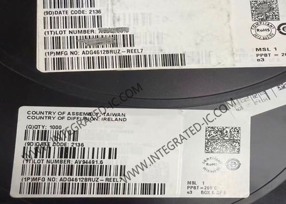 ADG4612BRUZ Integrated Circuit Chip Quad SPST Switches With 5Ω On Resistance