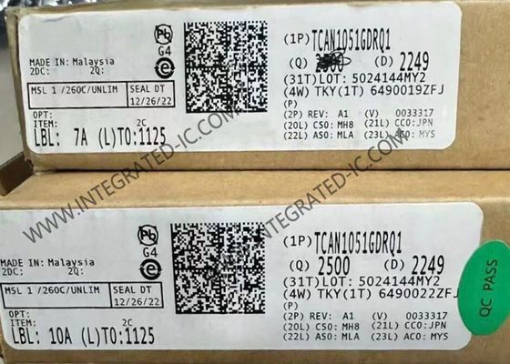 Chip de circuito integrado TCAN1051GDRQ1 Transceptor CAN automotriz de 5 Mbps