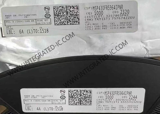 Microcontrolador MCU MSP430FR5964IPNR 256KB FRAM Microcontrolador de 16 bits LQFP80