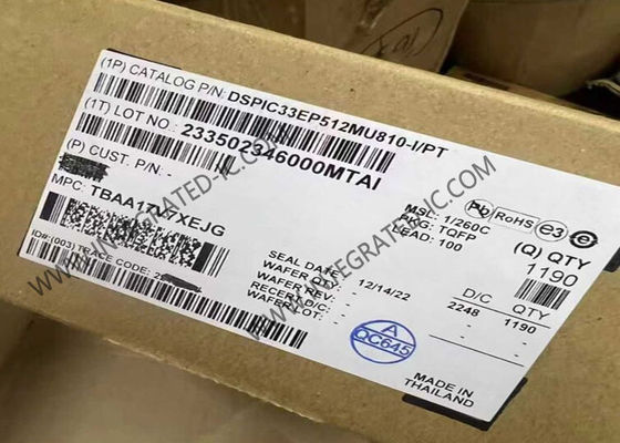 DSPIC33EP512MU810-I/PT Microcontrolador MCU dsPIC Controlador de señal digital TQFP-100 DSC de 16 bits